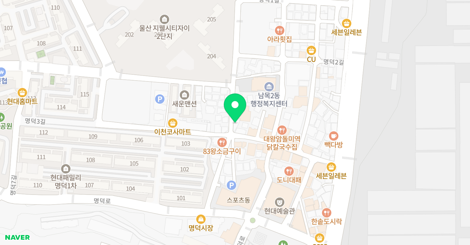 빨간펜 수학의달인 서부점 위치