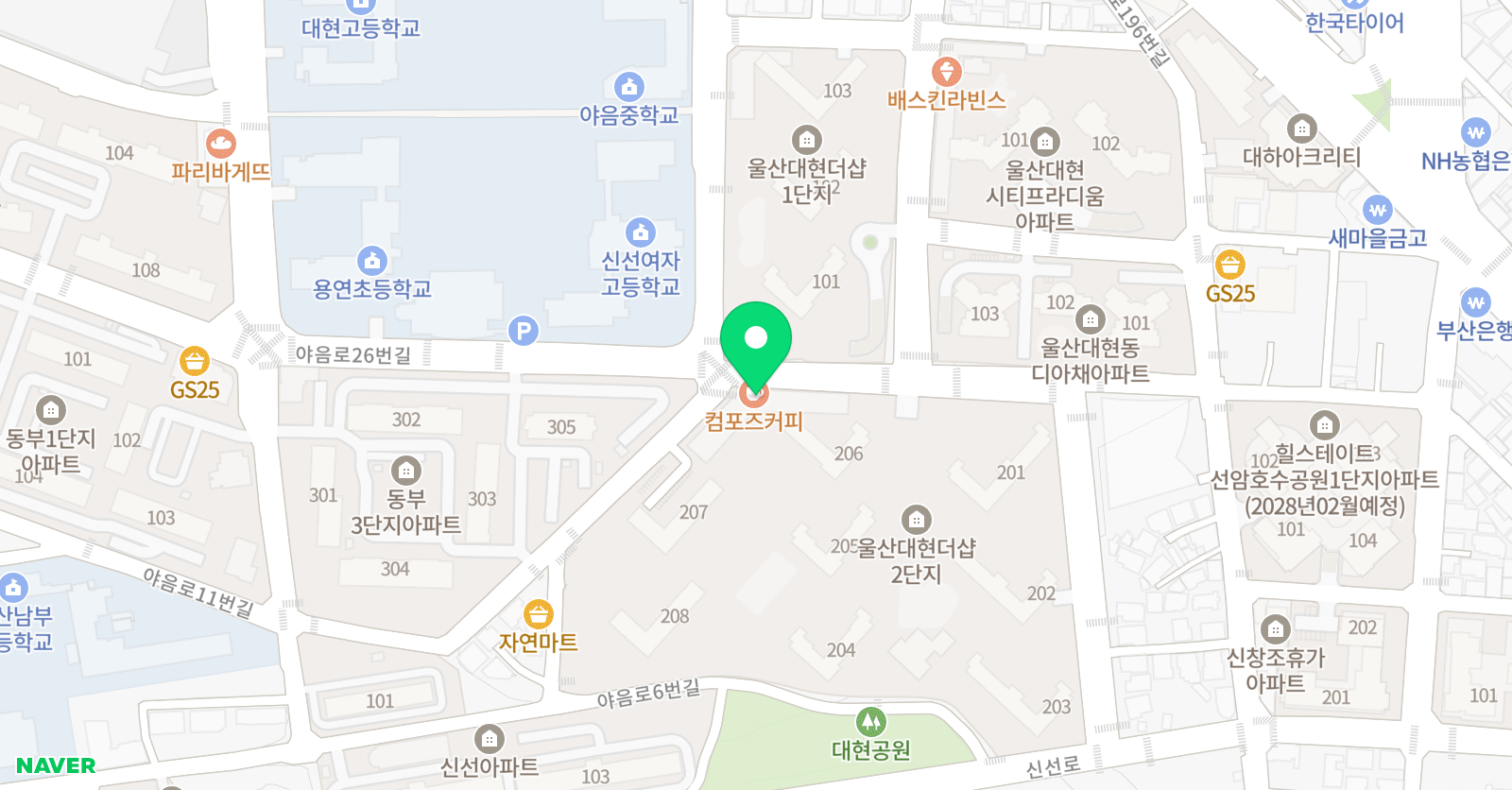놀작마이아트 대현더샵키즈센터 미술교습소 위치