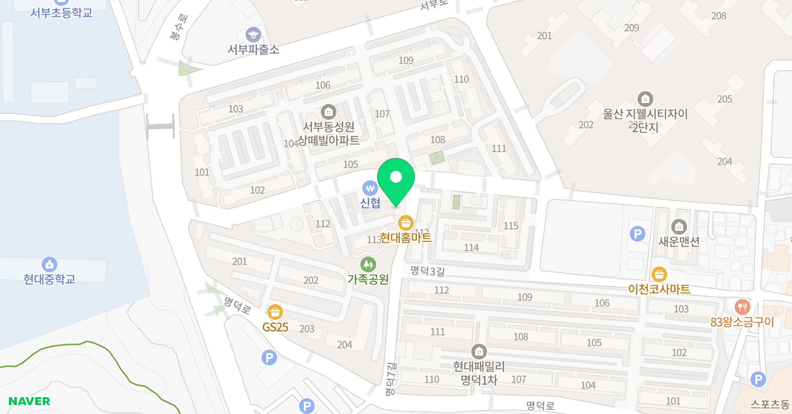 나나의꿈 꾸는수학교습소 위치
