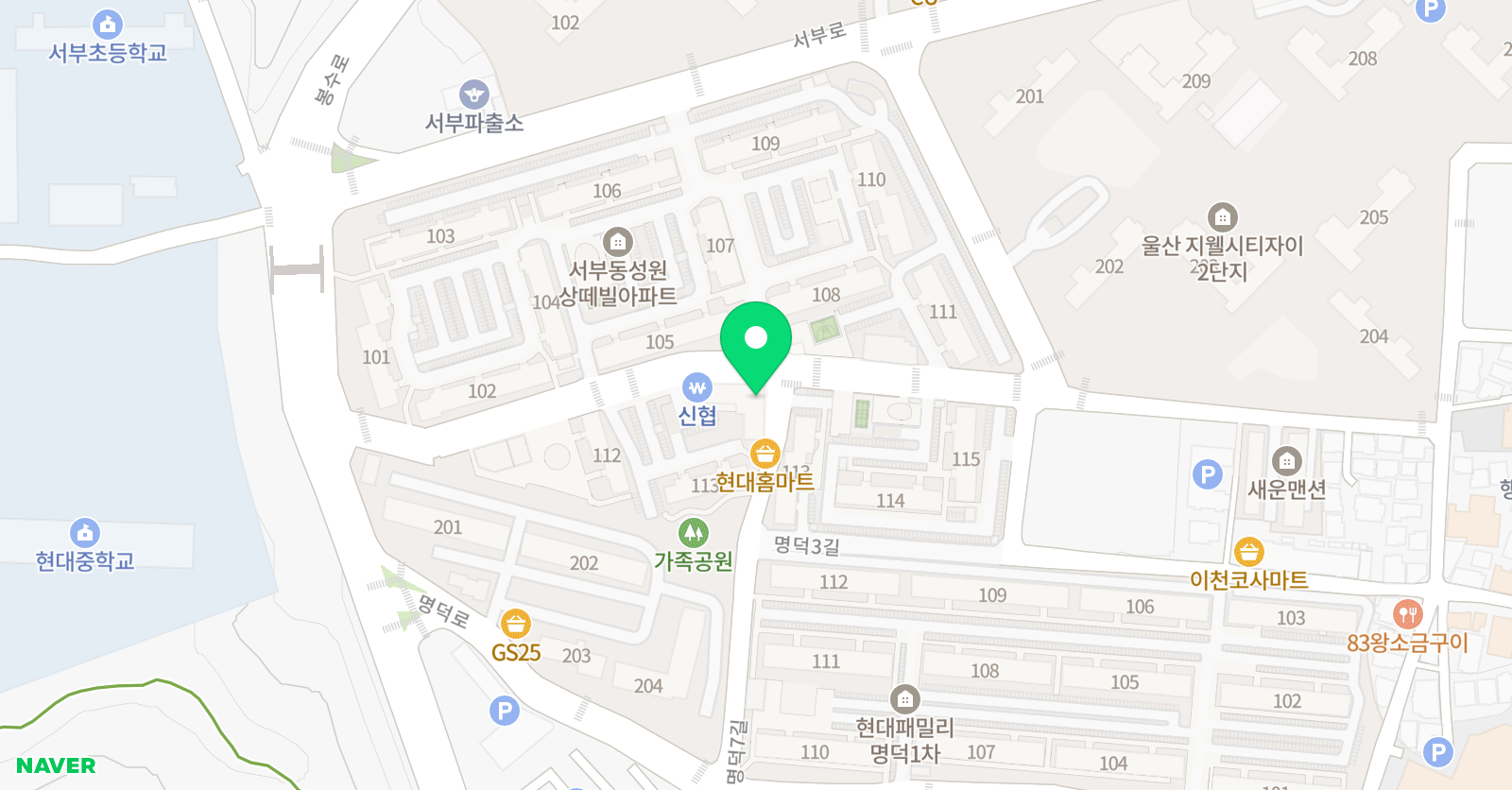 3030 영어 서부러닝센터 위치