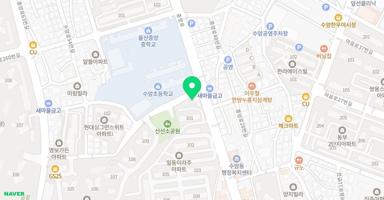 윈 수학 위치