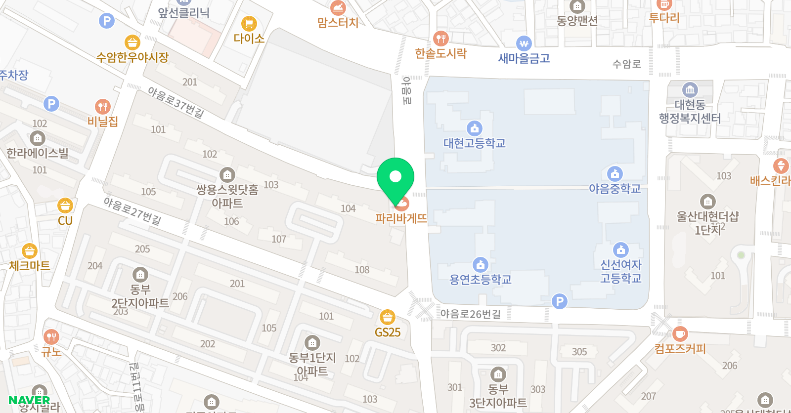 미술의숲 미술학원 위치
