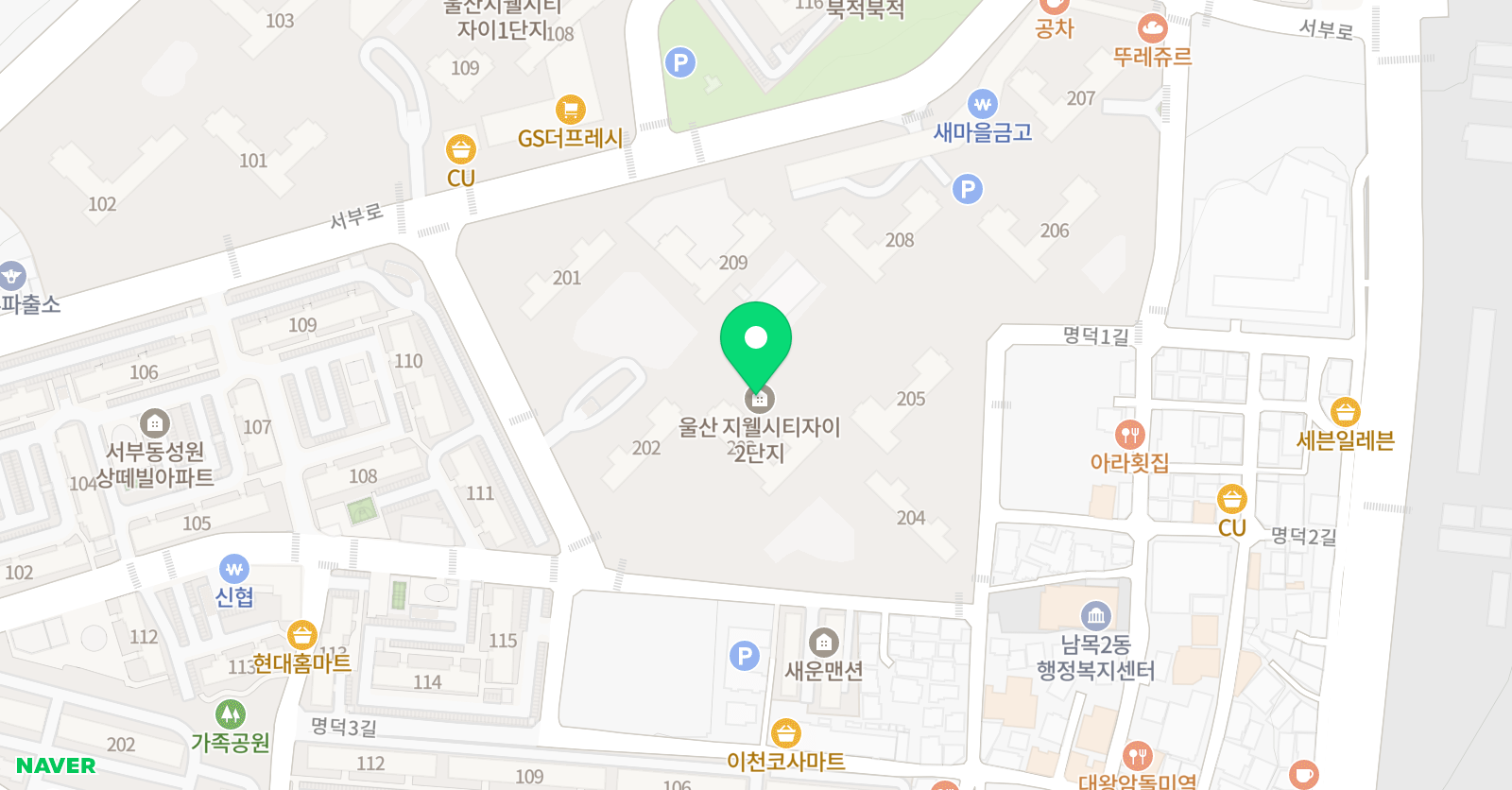 푸르넷공부방 디앤엘점 위치