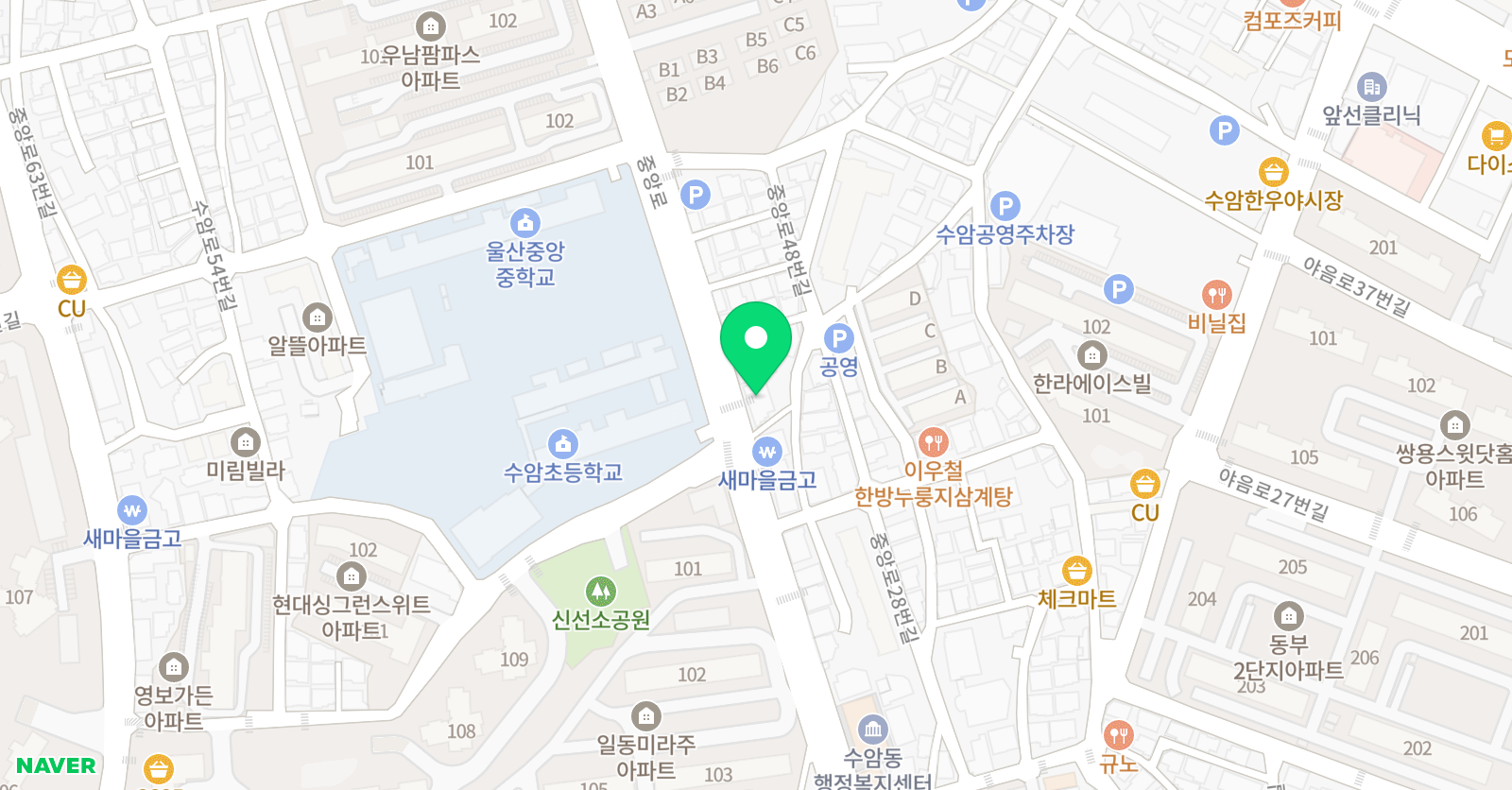 푸르넷 에이플러스수학학원 위치