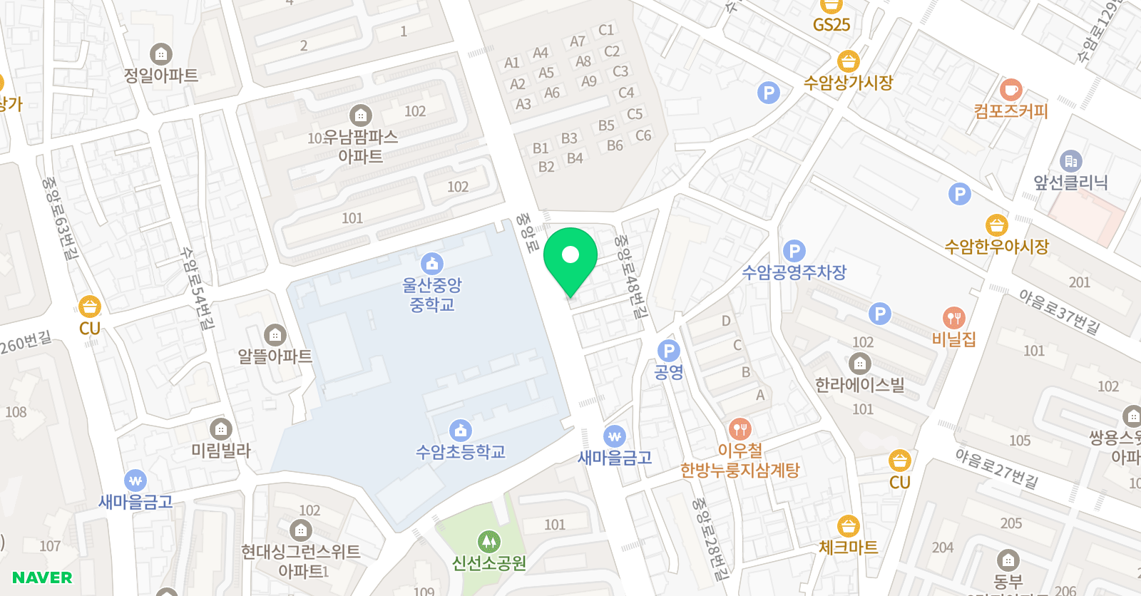 모브아이 미술학원 위치