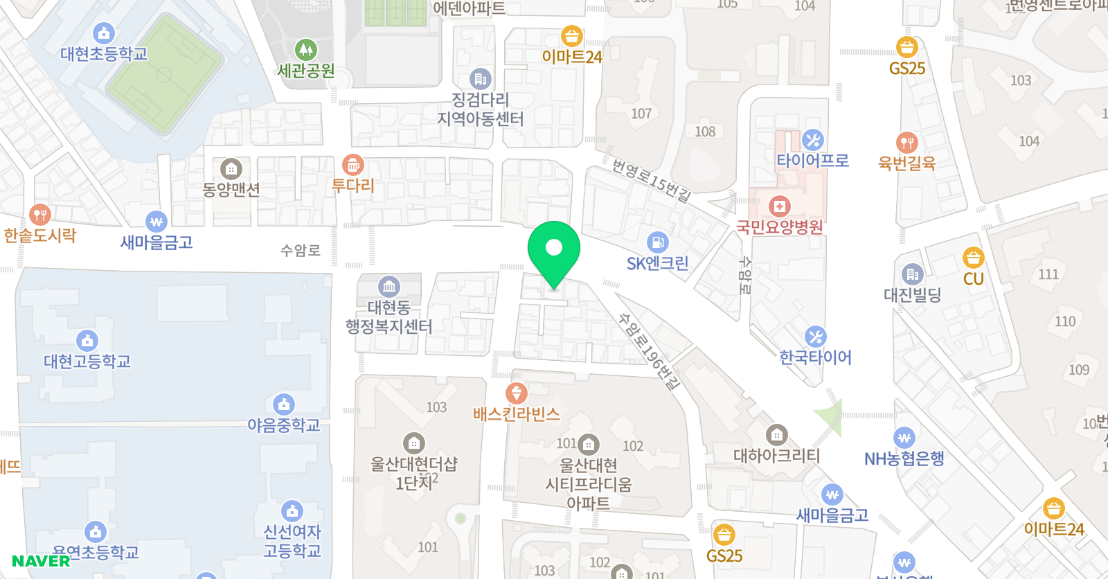멜로우 영어학원 위치