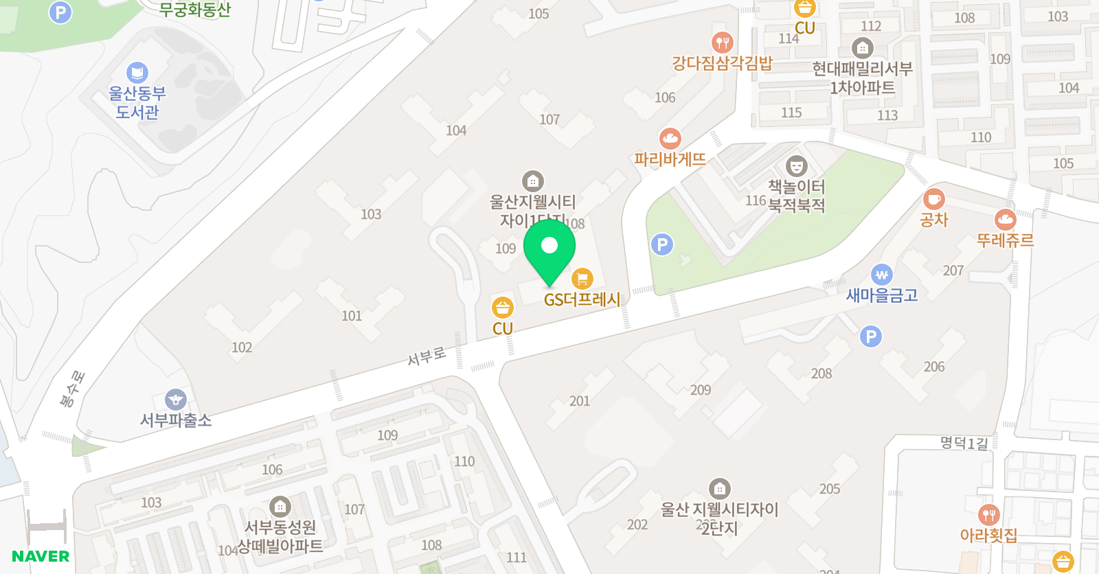 젠아뜰리에 위치
