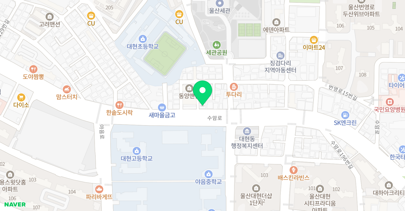 위더스 수학전문학원 위치