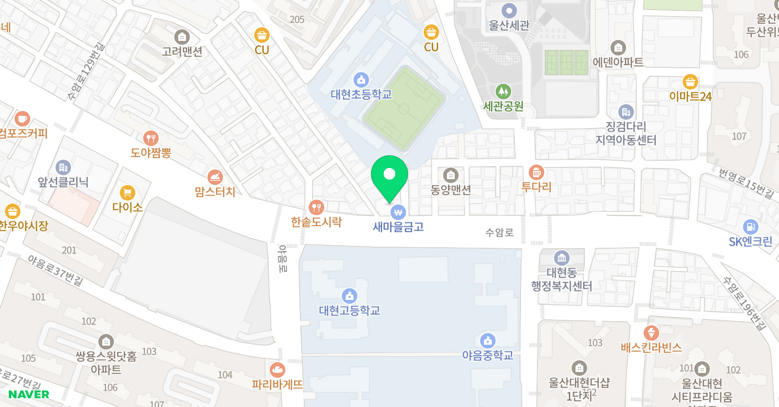 하이매쓰 수학전문학원 위치