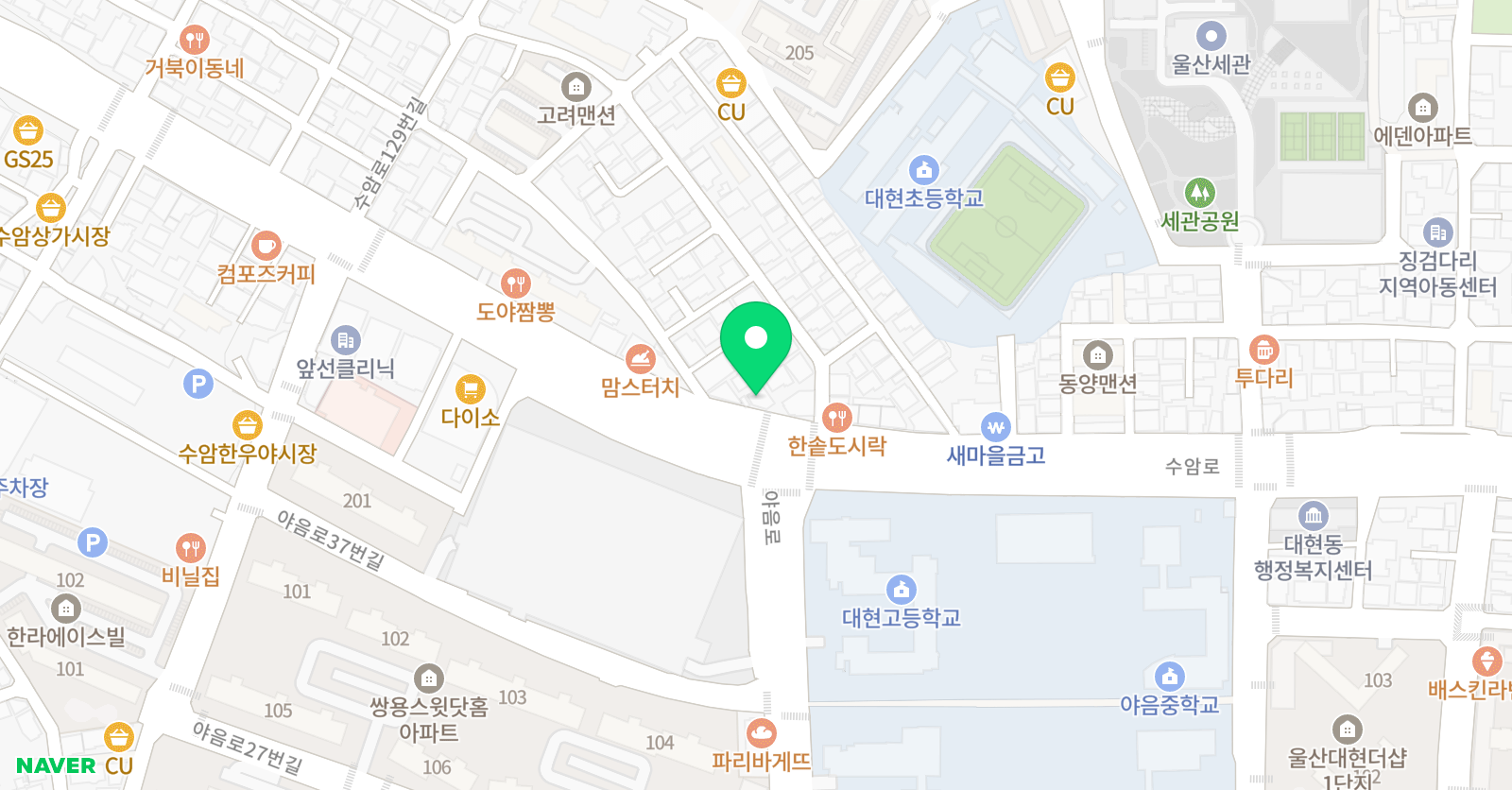 솔루니 대현 논술교습소 위치