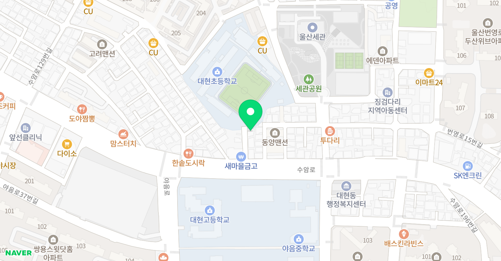 재미진최쌤 수학 위치
