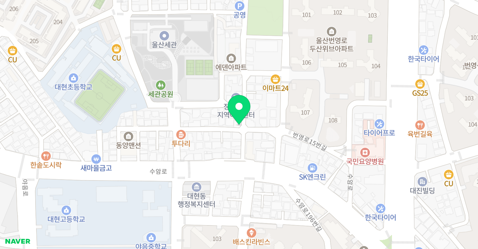 탐인 국어논술학원 위치