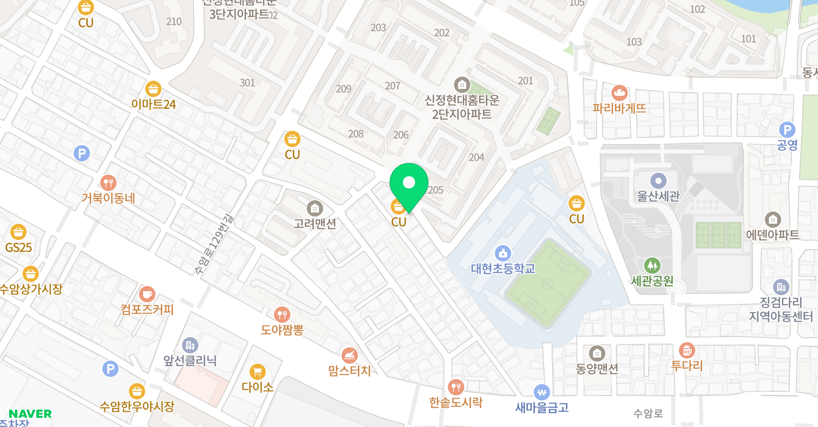 인아트 미술학원 위치