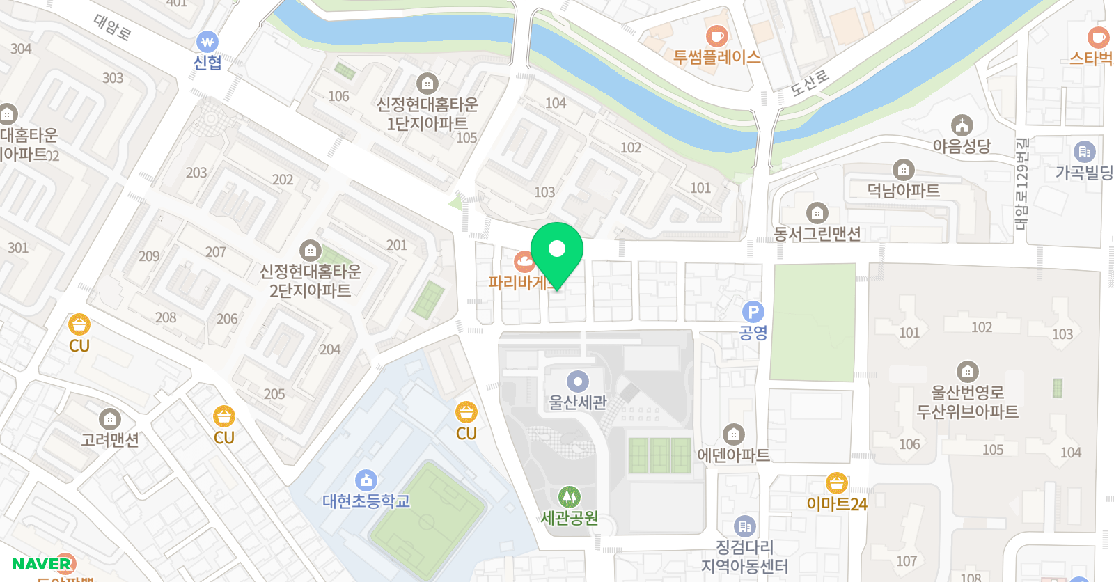 예설라대현 학원 위치