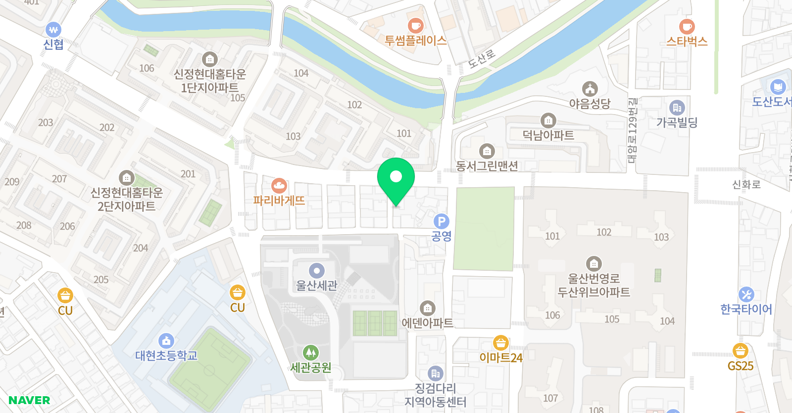 한우리 독서토론논술 위치