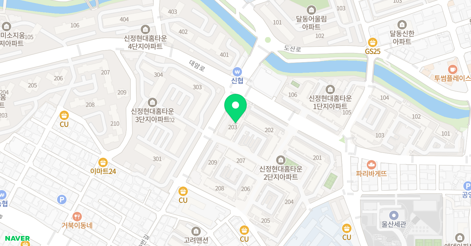 기탄 사고력교실 신정현대홈타운3단지교실 위치
