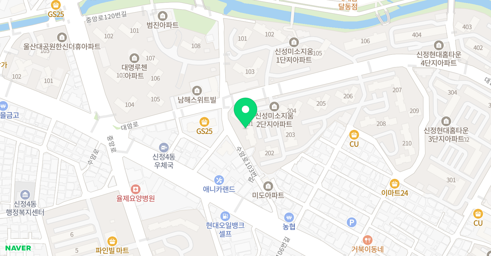 기탄 사고력교실 신성미소지움점 위치