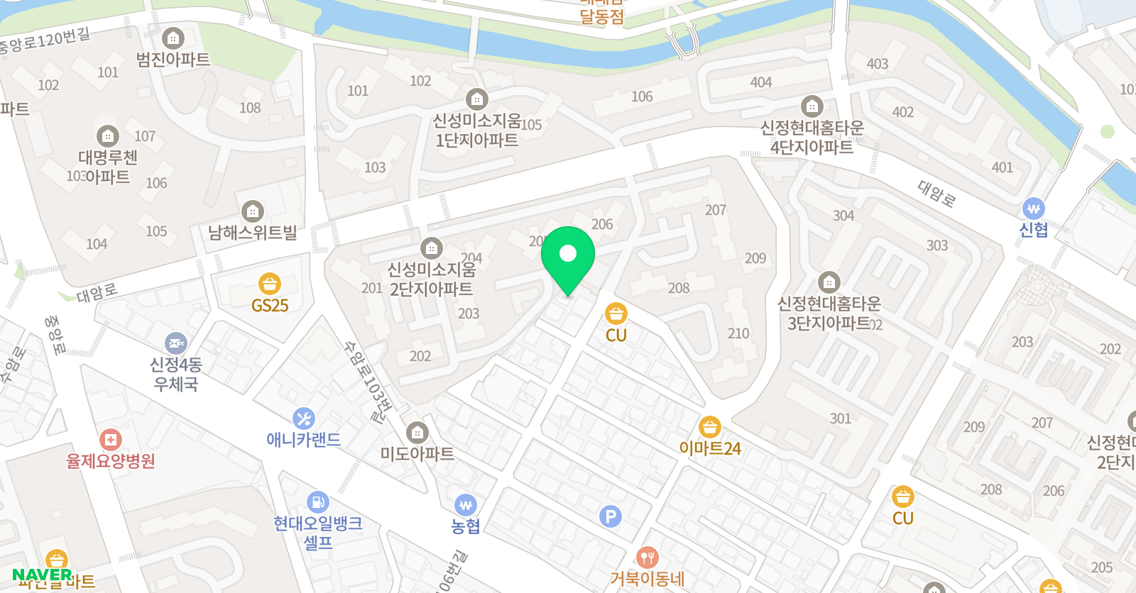 렌쥴리 창의영재학원 위치