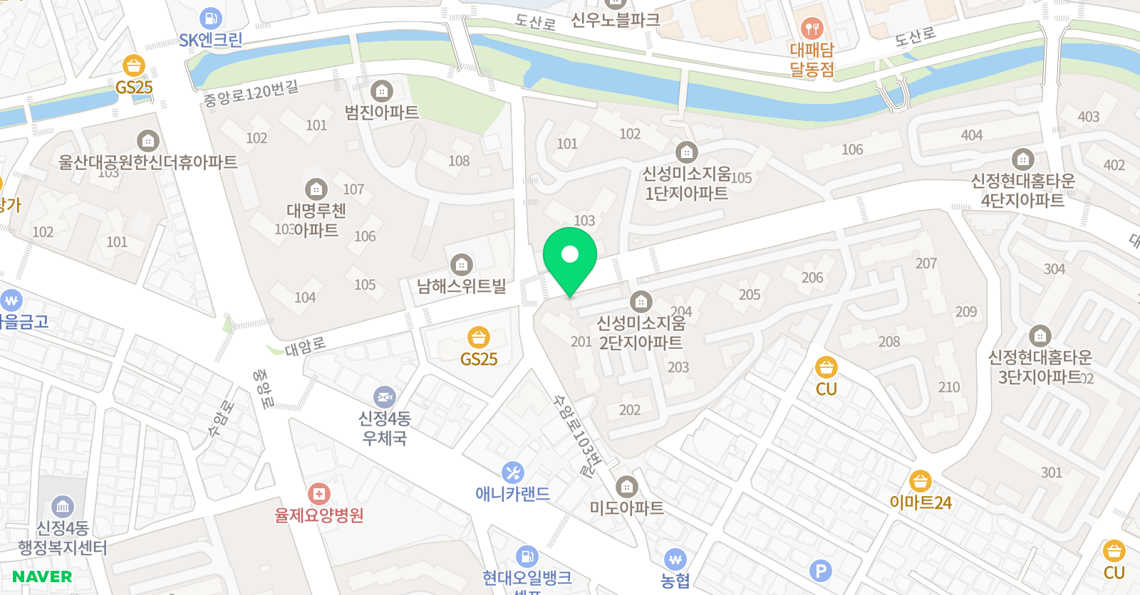 빛소리 음악학원 위치