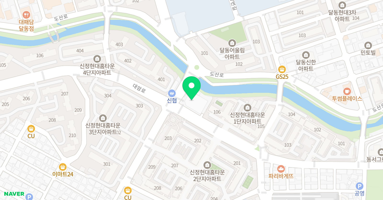 미리내 피아노음악교습소 위치
