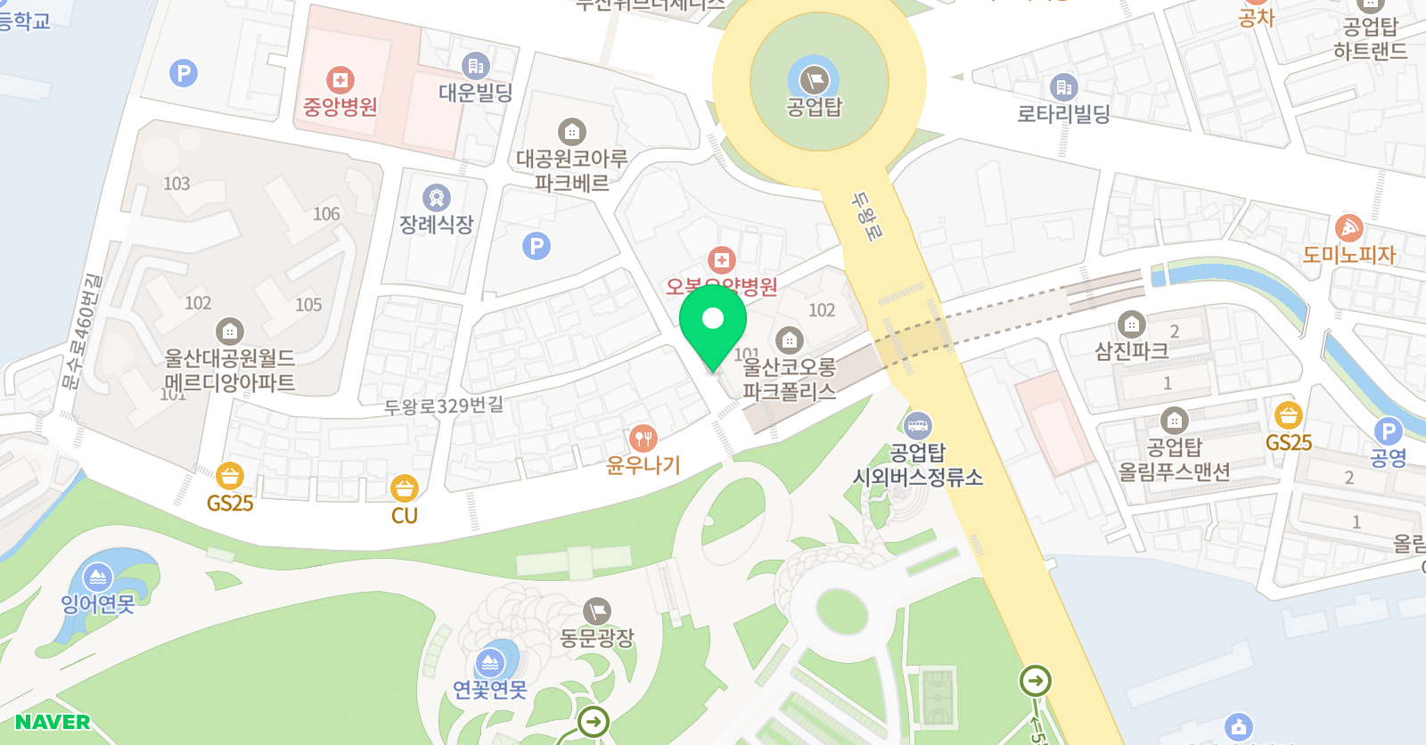이든 실용 음악학원 위치