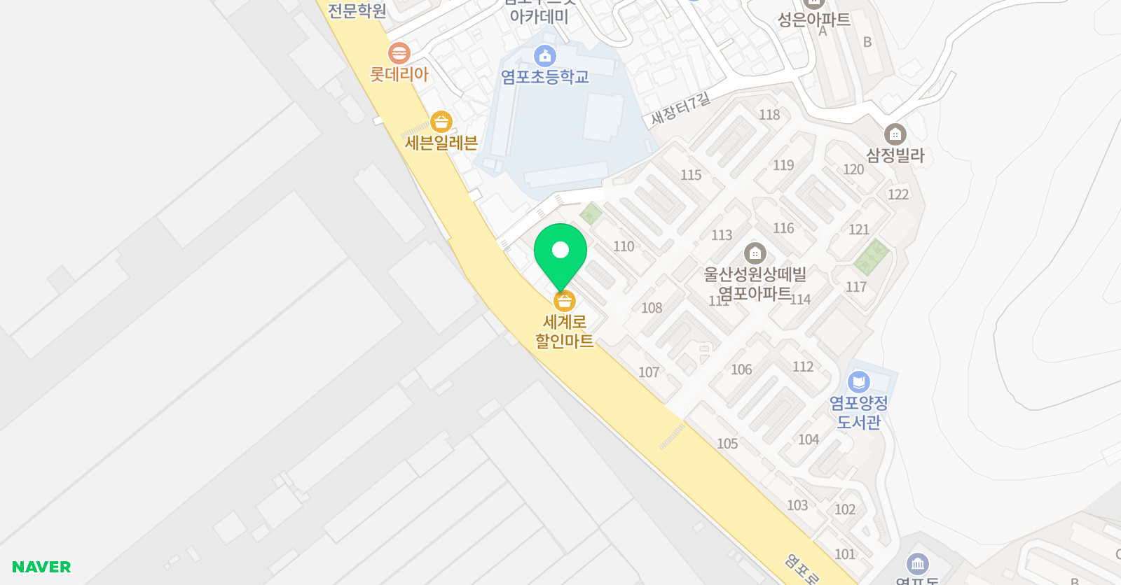 GnB 어학원 염포캠퍼스 위치