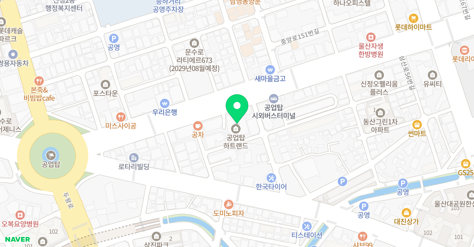 인트로 만화학원 위치