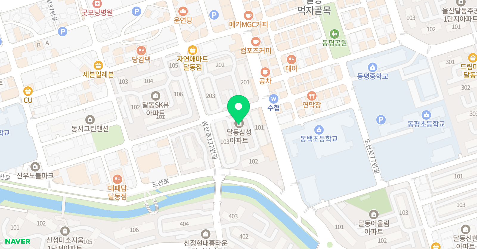 삼성 영어 울산동백학습관 위치