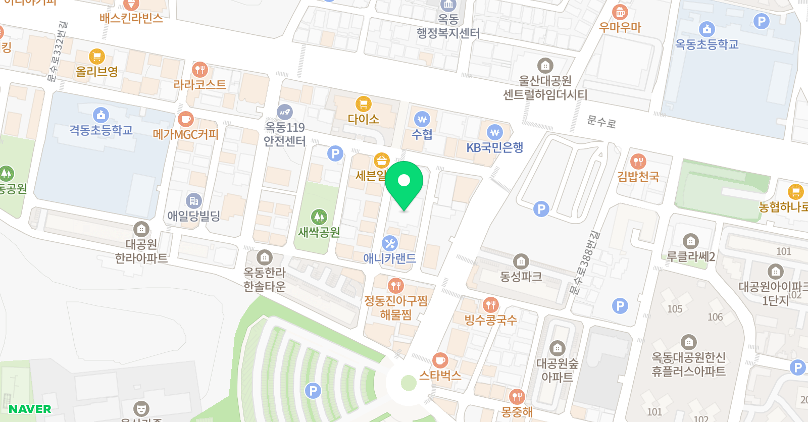 시매쓰 옥동점 위치