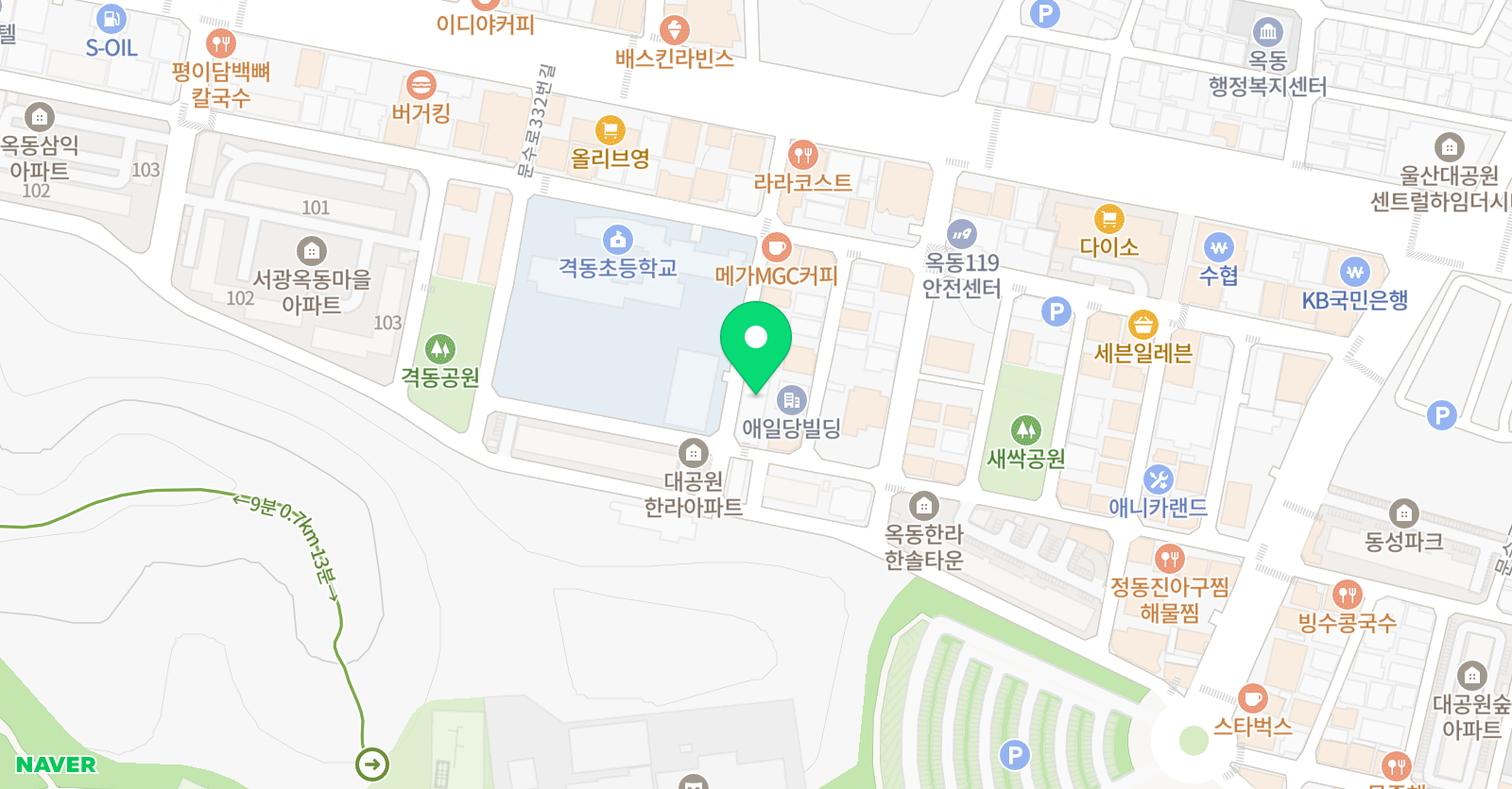 포레스트 피아노입시학원 위치