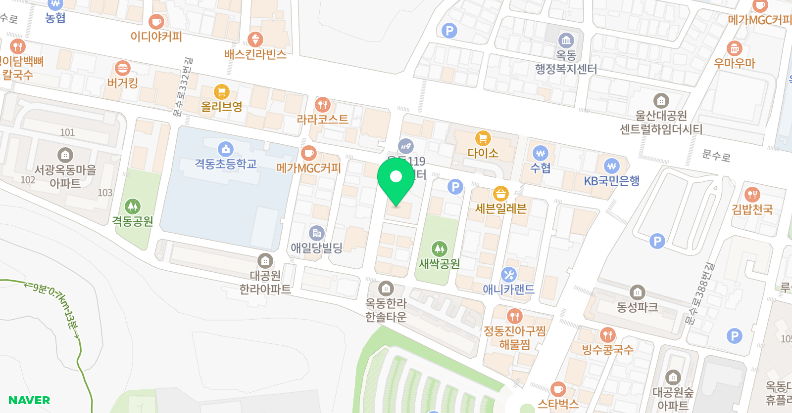 리즈포키즈 어학원 위치