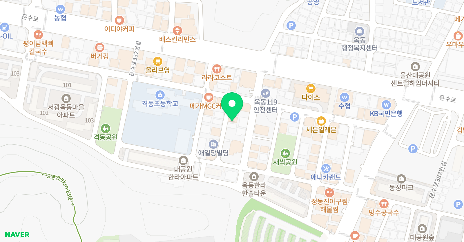 생각더하기 영재학원 위치