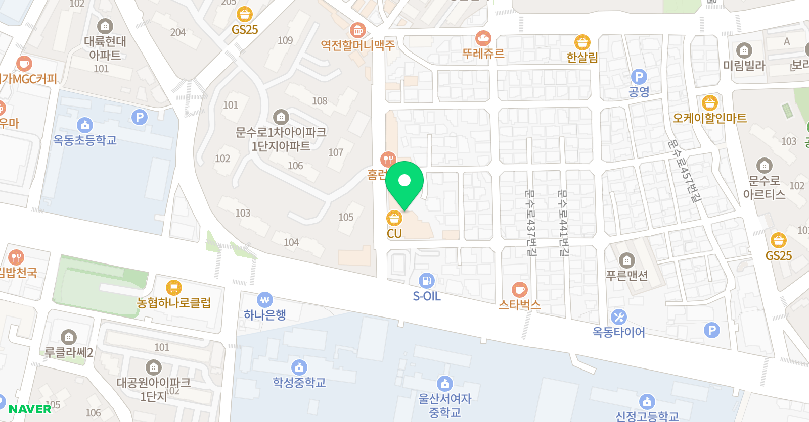 류쌤 수학전문학원 위치