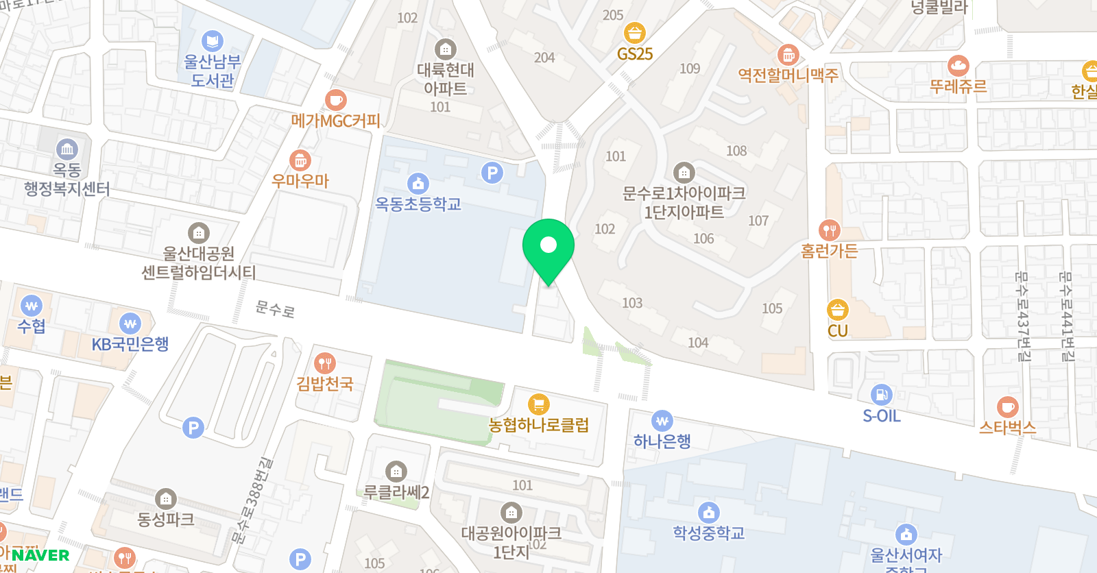 바르나 발레학원 위치