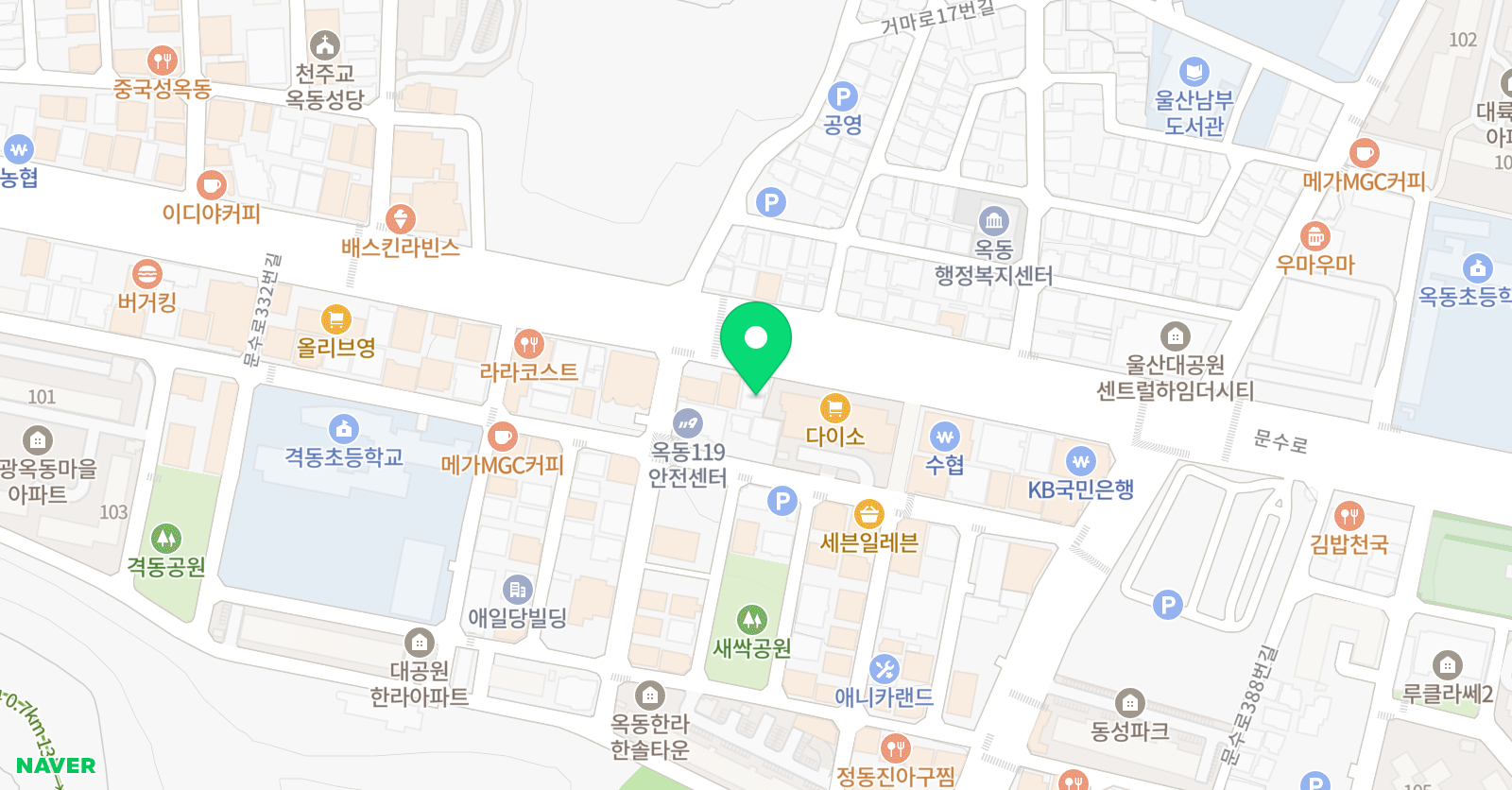 인피니티 수학학원 위치
