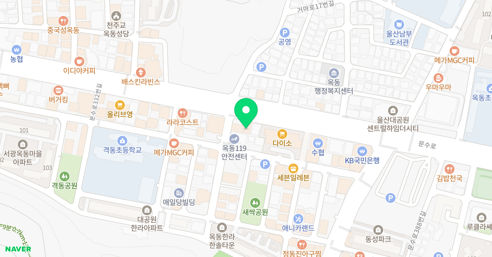 쉐인 어학원 한국옥동본원 위치