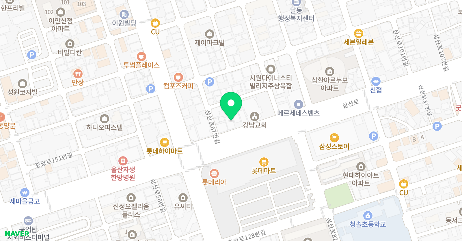 린발레아카데미 학원 위치