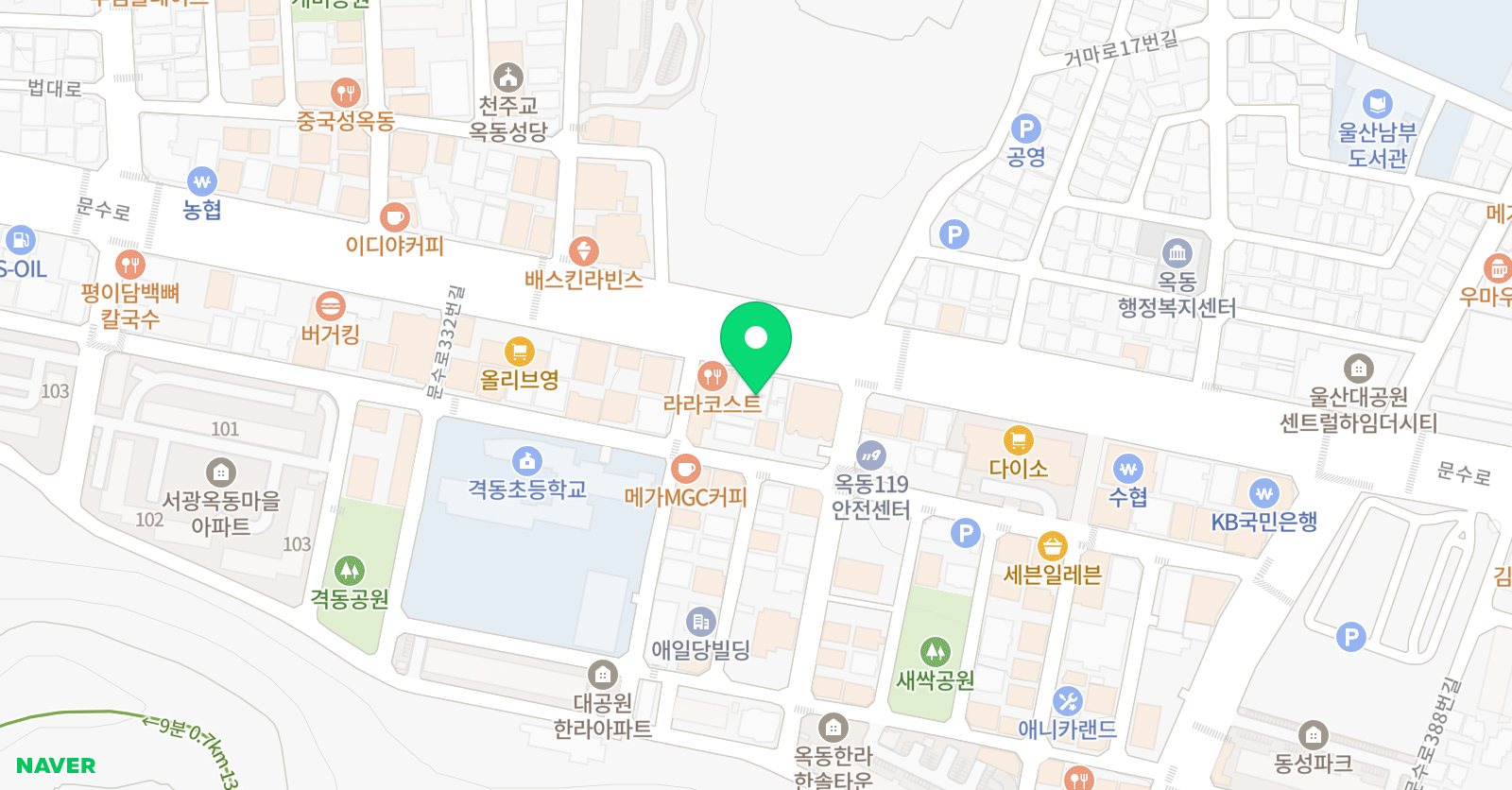 닥터 수학전문학원 위치