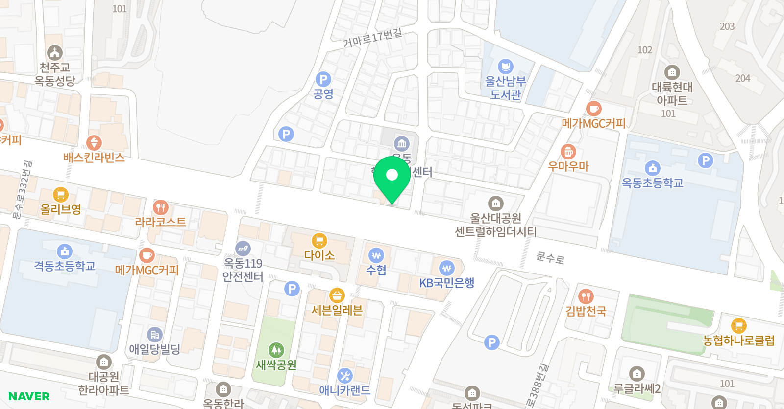 이룬 수학학원 위치