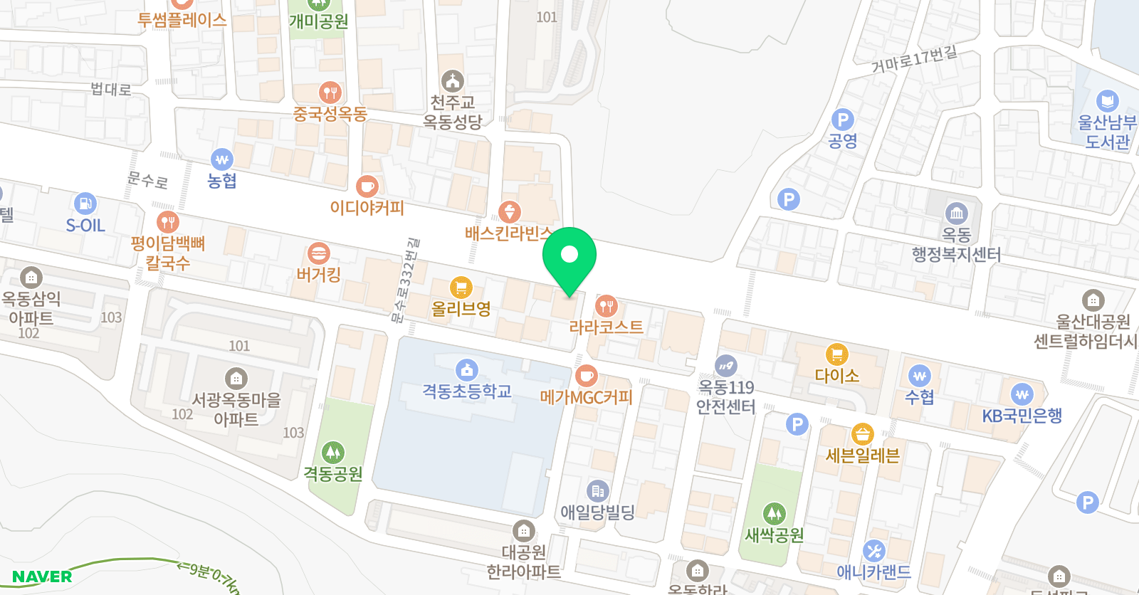 엠플 영어 위치