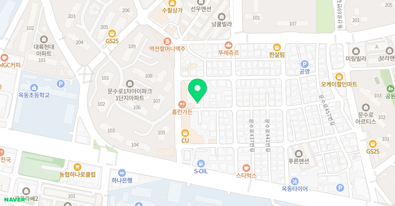 맨투맨 수학학원 위치