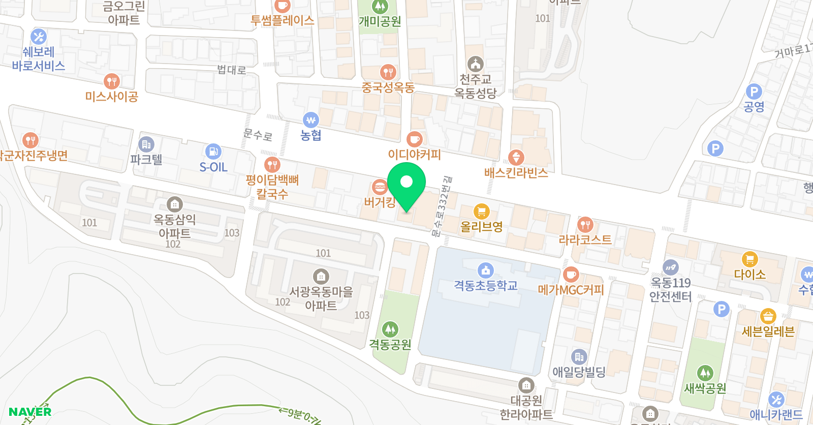 매쓰캐슬 수학학원 위치