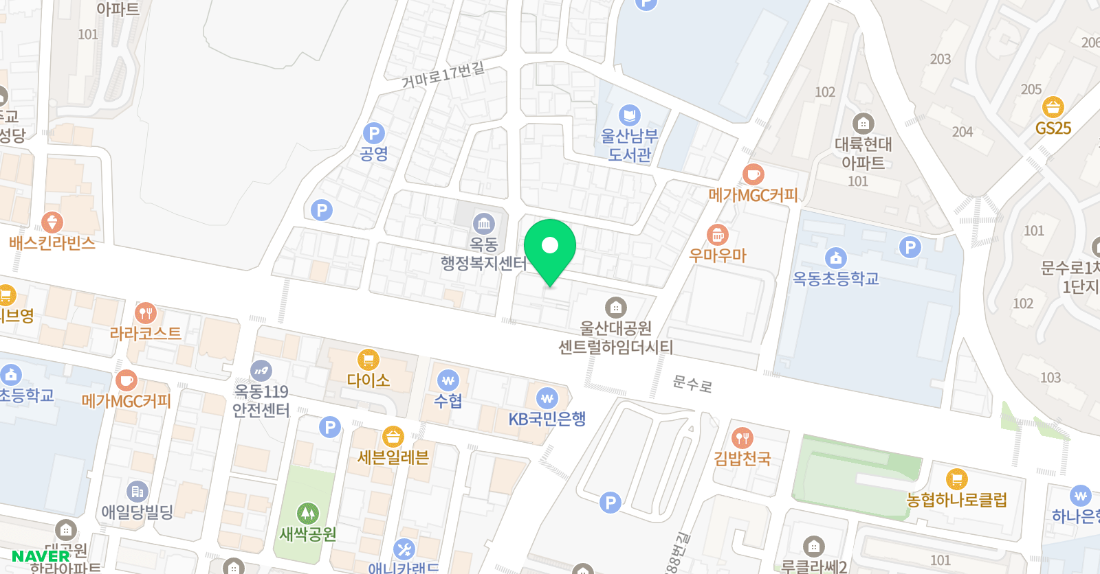 미래 수학학원 위치