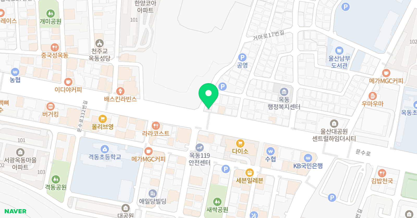 옥동최상위 수학학원 위치