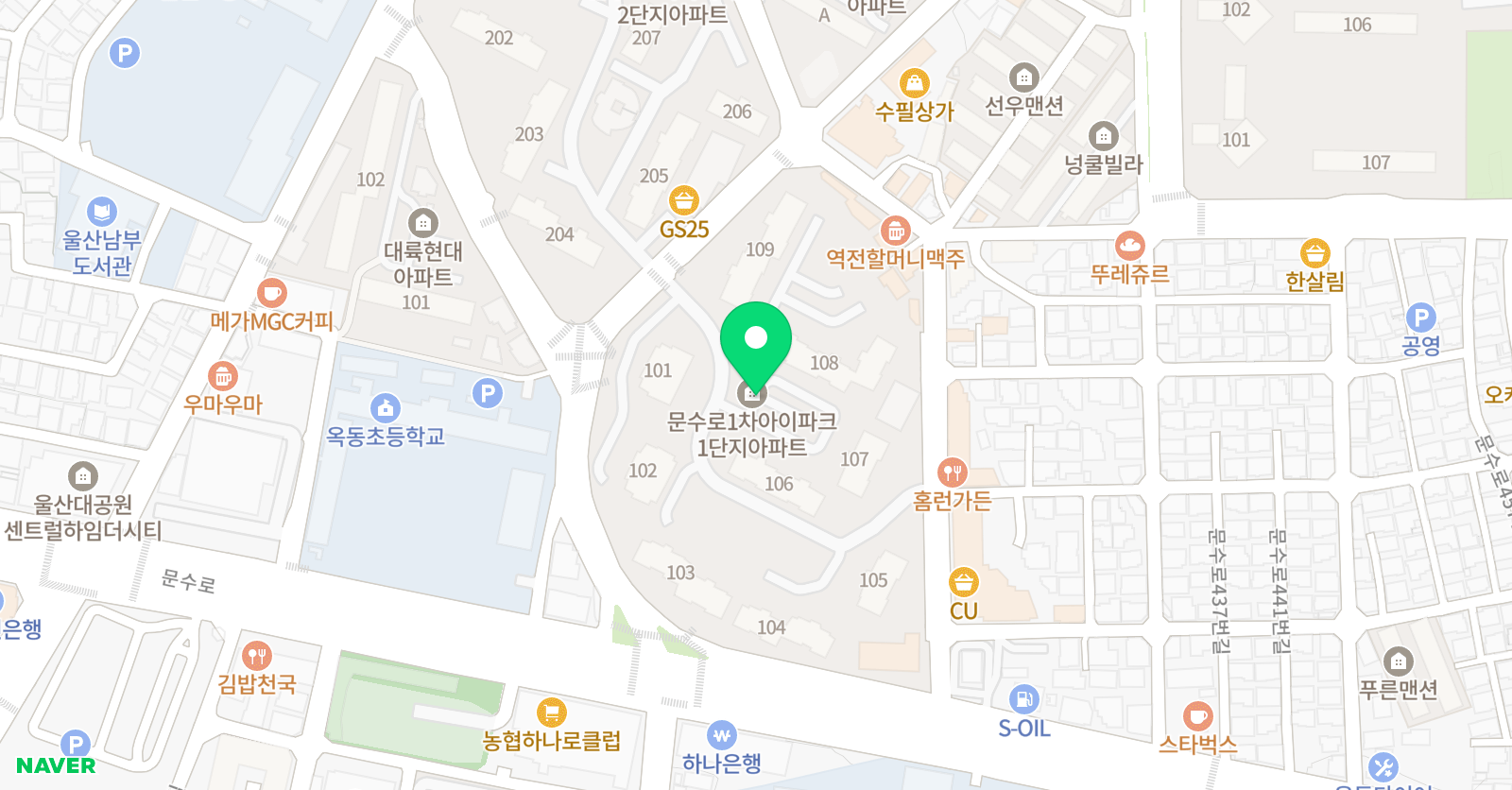 생각연필 울산옥동교실 위치
