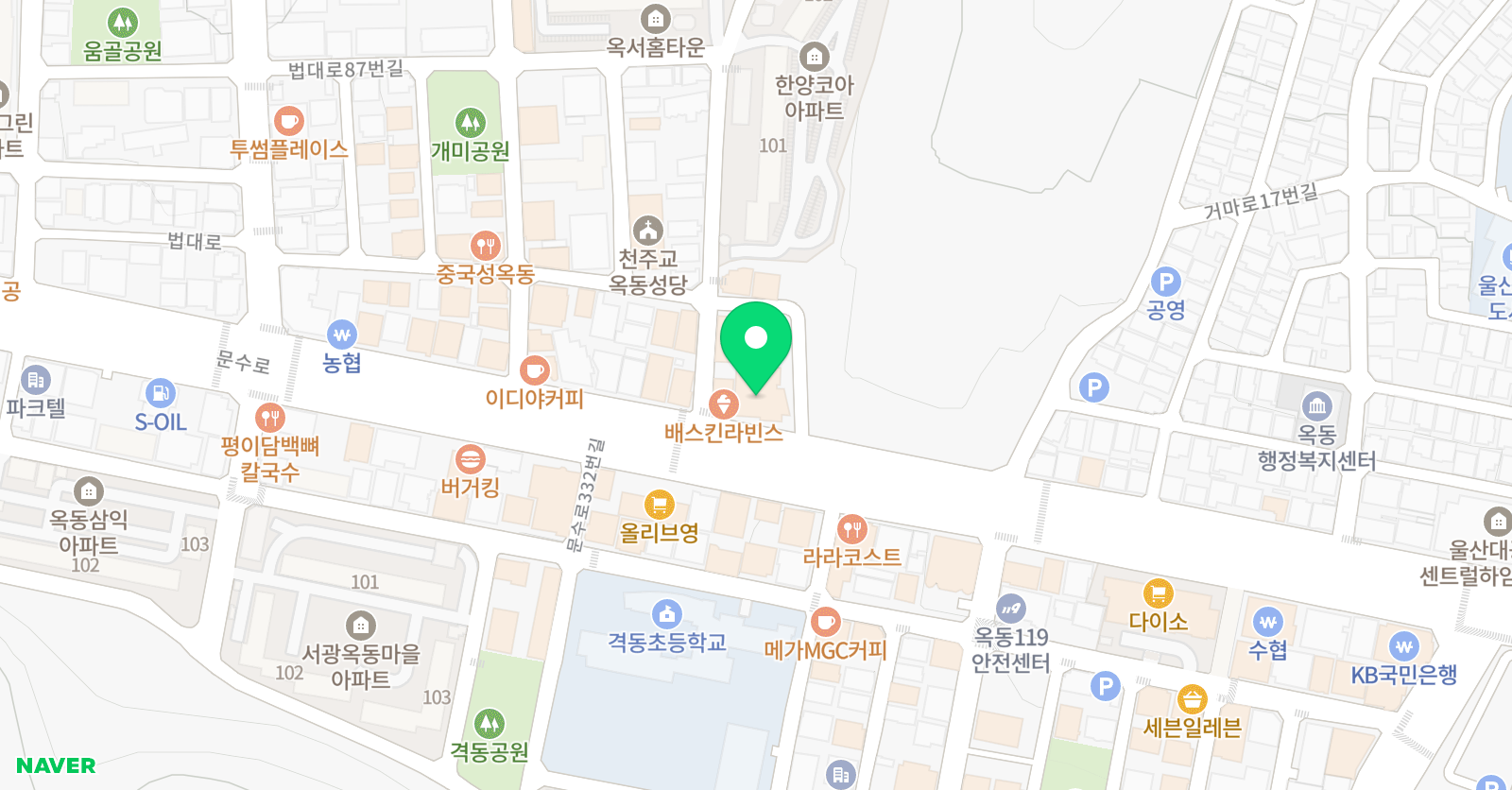 의대의문 위치