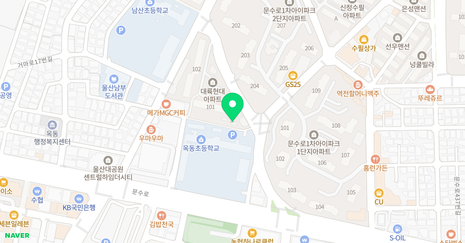 웨나 미술학원 위치