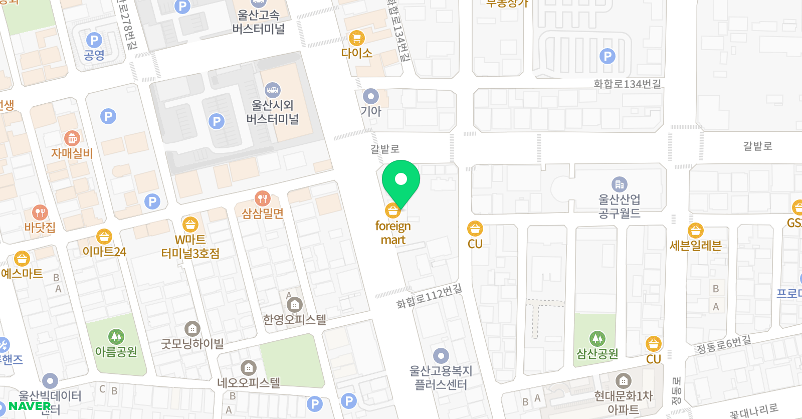 울산울브스 축구클럽 위치