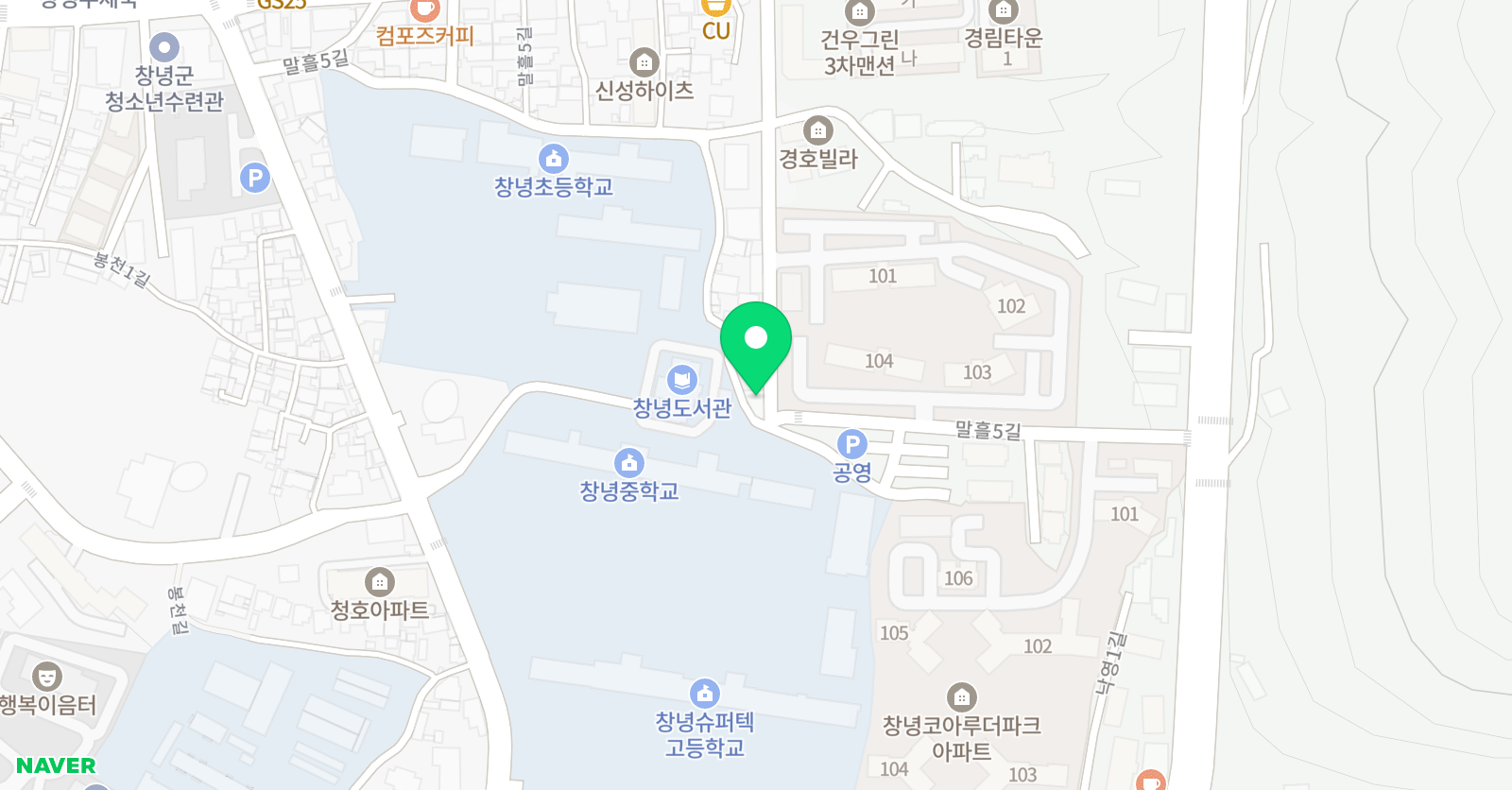 우리 태권도 위치