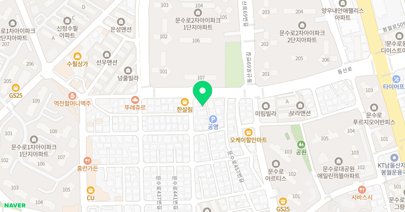 타니아 댄스 무용학원 위치